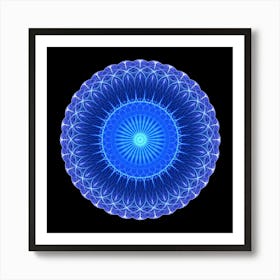 Orbis Iteratio Azureus - #8 Art Print