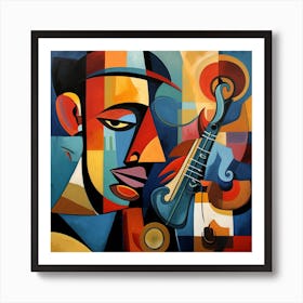 Jazz Musician 79 Art Print