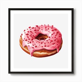 Donut With Icing 3 Art Print