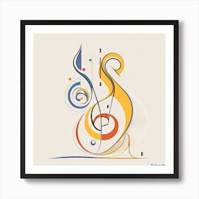 1let The Music Play Art Print