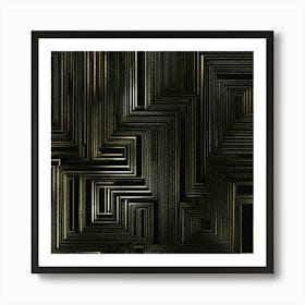 Black design maybe metal Art Print