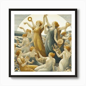 Aphrodite'S Dance Art Print