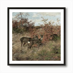 Deer In The Meadow Art Print