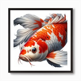 Fish of Koi Carp Art Print