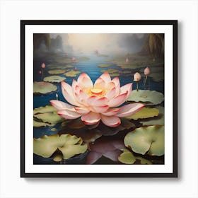 Lotus Flower 1 Art Print