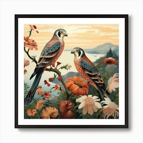 Bird In Nature American Kestrel 1 Art Print