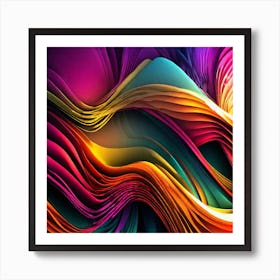 Abstract Abstract Painting 1 Art Print