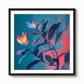 Floral Abstract Art Art Print