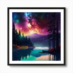 Galaxy Wallpaper 35 Art Print