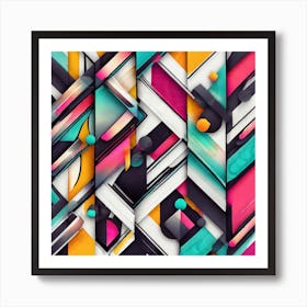 Abstract Geometric Art Art Print