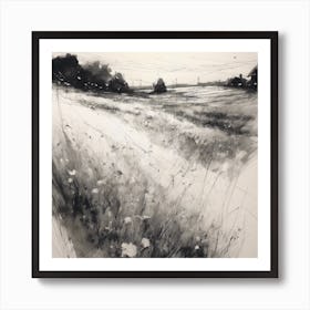 Field Of Flowers 4 Art Print