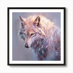 Wolf Painting 7 Art Print