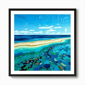 Sand And Sea Art Print