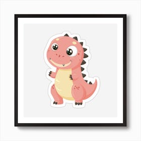 Cute Dinosaur picture Art Print