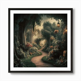 Fairytale Path 1 Art Print