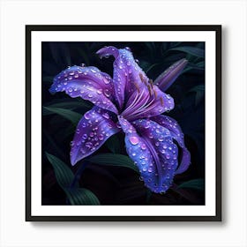 Jeweled Bloom (11) Art Print