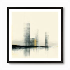 Abstract Cityscape 7 Art Print