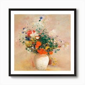 Flowers In A Vase 20 Art Print