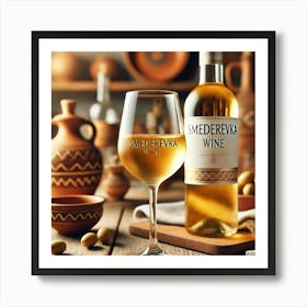 Sovereign Flame Smederevka Wine Art Print