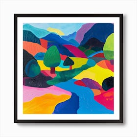 Colourful Abstract Chitwan National Park Nepal 2 Art Print