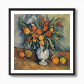 Cézanne'S Oranges Art Print