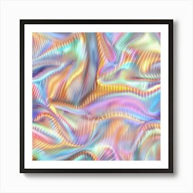 Holographic Background 5 Art Print