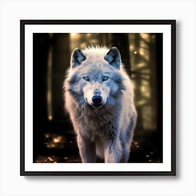 A wolf Art Print