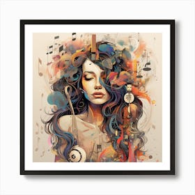 CalmingFacade Music Icon 11 Art Print