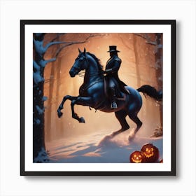 Halloween Horse Art Print