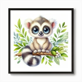 Lemur 2 Art Print