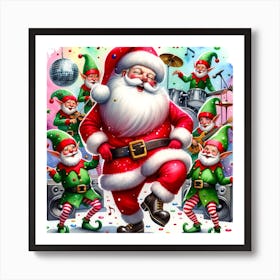 Santa Claus S Present Of Peace 14 Art Print