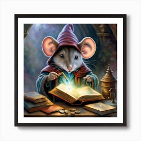 Wizard Mouse Art Print