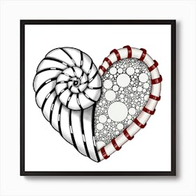 Heart Of Sand 1 Art Print