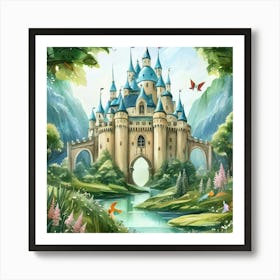 Fairytale Castle 1 Art Print