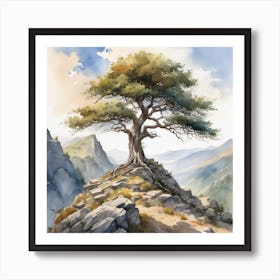 Lone Tree 12 Art Print