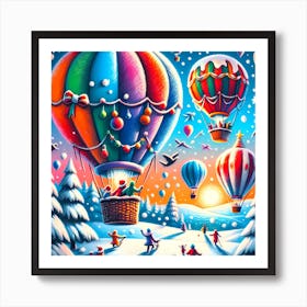 Super Kids Creativity:Hot Air Balloons Art Print