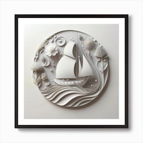 Sailboat 3 Art Print