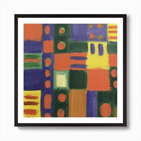 Abstract Squares 1 Art Print