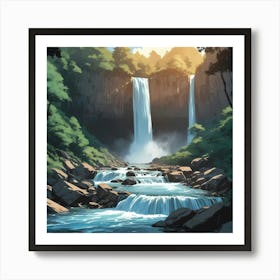 Eternal Falls Art Print