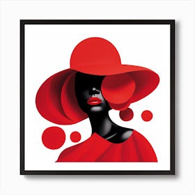 Red Hat 8 Art Print