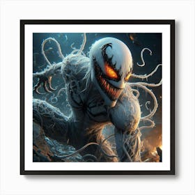 Anti-Venom pose 1 Art Print