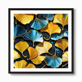 Ginkgo Leaves 28 Art Print