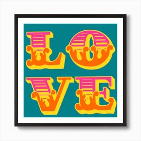 Love Square Art Print