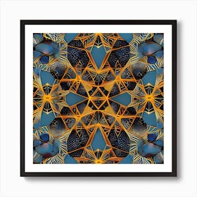 Abstract Fractal Pattern 3 Art Print