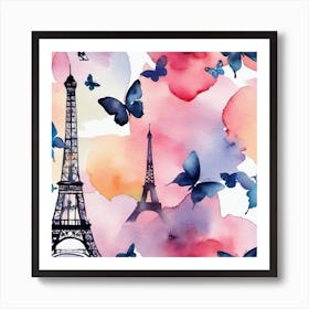 Paris Eiffel Tower 70 Art Print