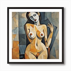 Picaso Naked Woman 7 Art Print