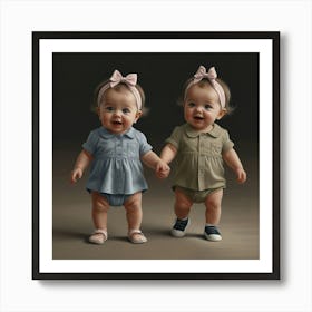 Twins 2 Art Print