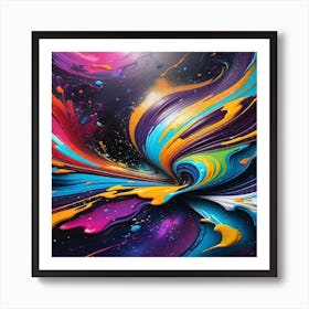 Abstract Painting 114 Art Print