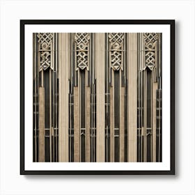 Deco Building 5 Art Print