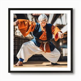 Ninja Warrior 3 Art Print